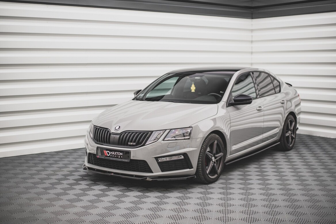 Cup Spoilerlippe Front Ansatz V F R Skoda Octavia Rs Mk Facelift S