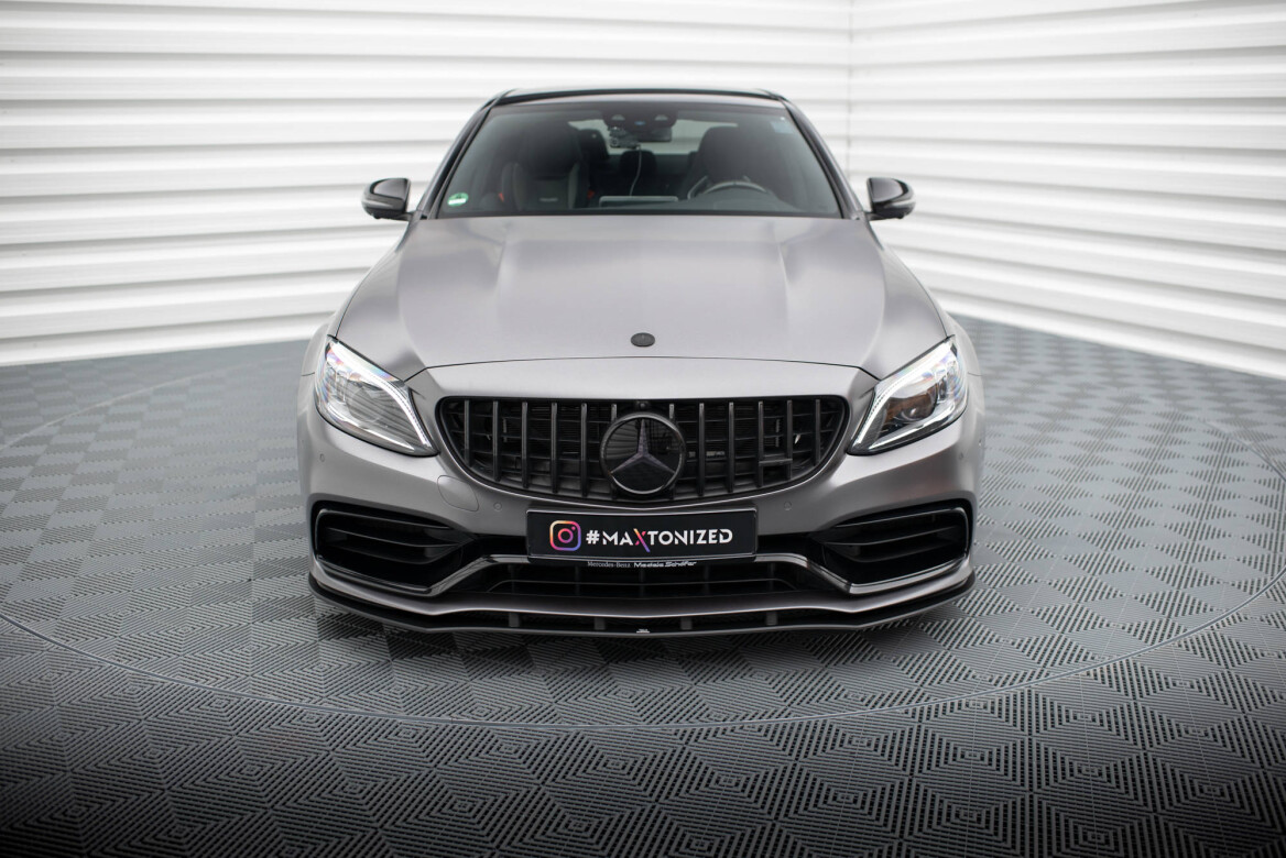 Street Pro Cup Spoilerlippe Front Ansatz für Mercedes AMG C63 Limousi