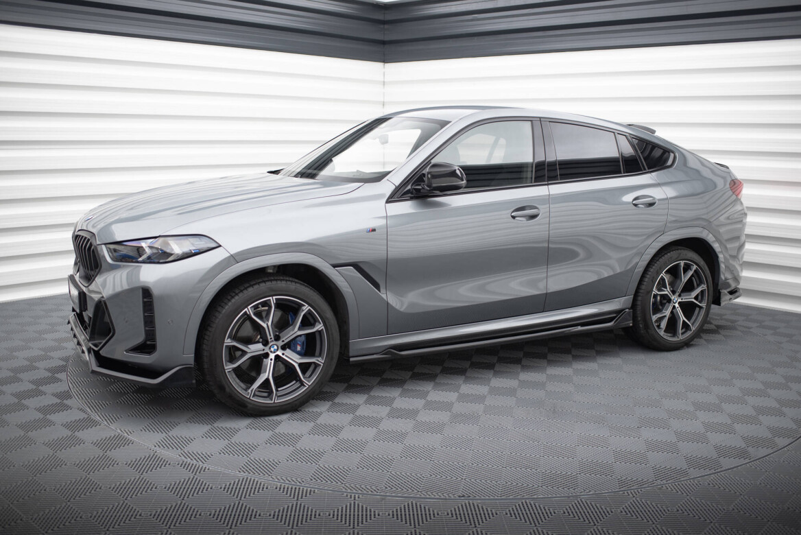 Seitenschweller Ansatz Cup Leisten V 1 für BMW X6 M Paket G06 Facelif