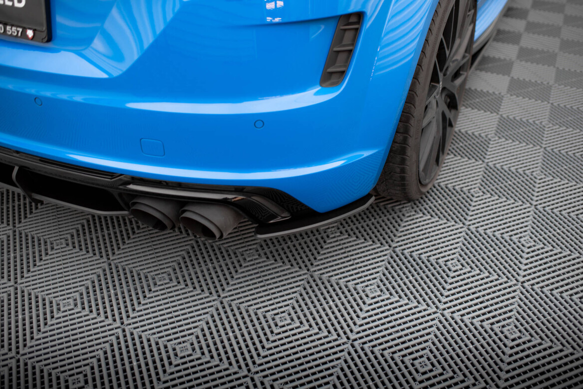 Street Pro Heck Ansatz Flaps Diffusor für Audi TT S 8S SCHWARZ 69 00