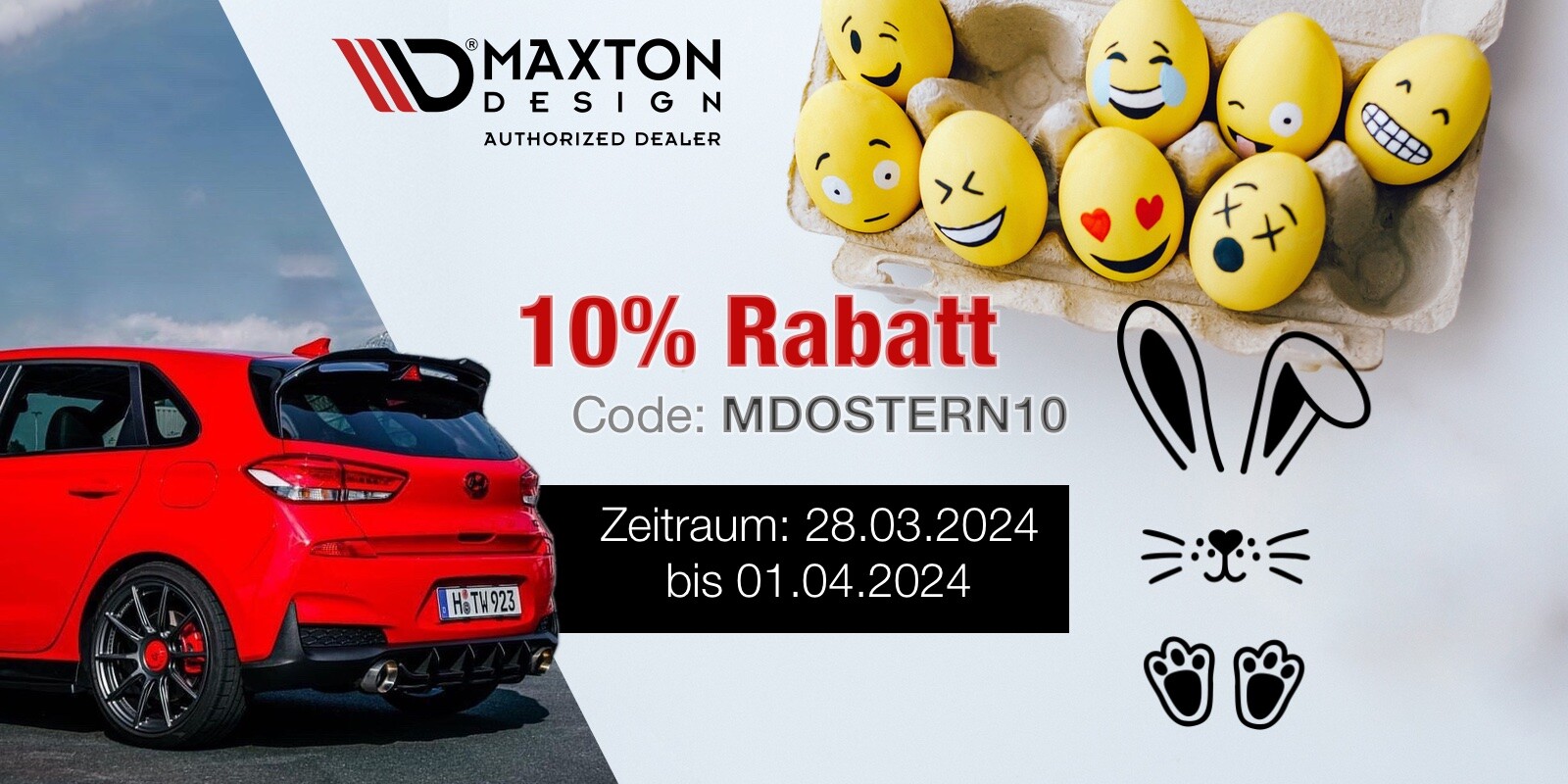 Maxtondesign Ostern Banner Code: MDOSTERN10