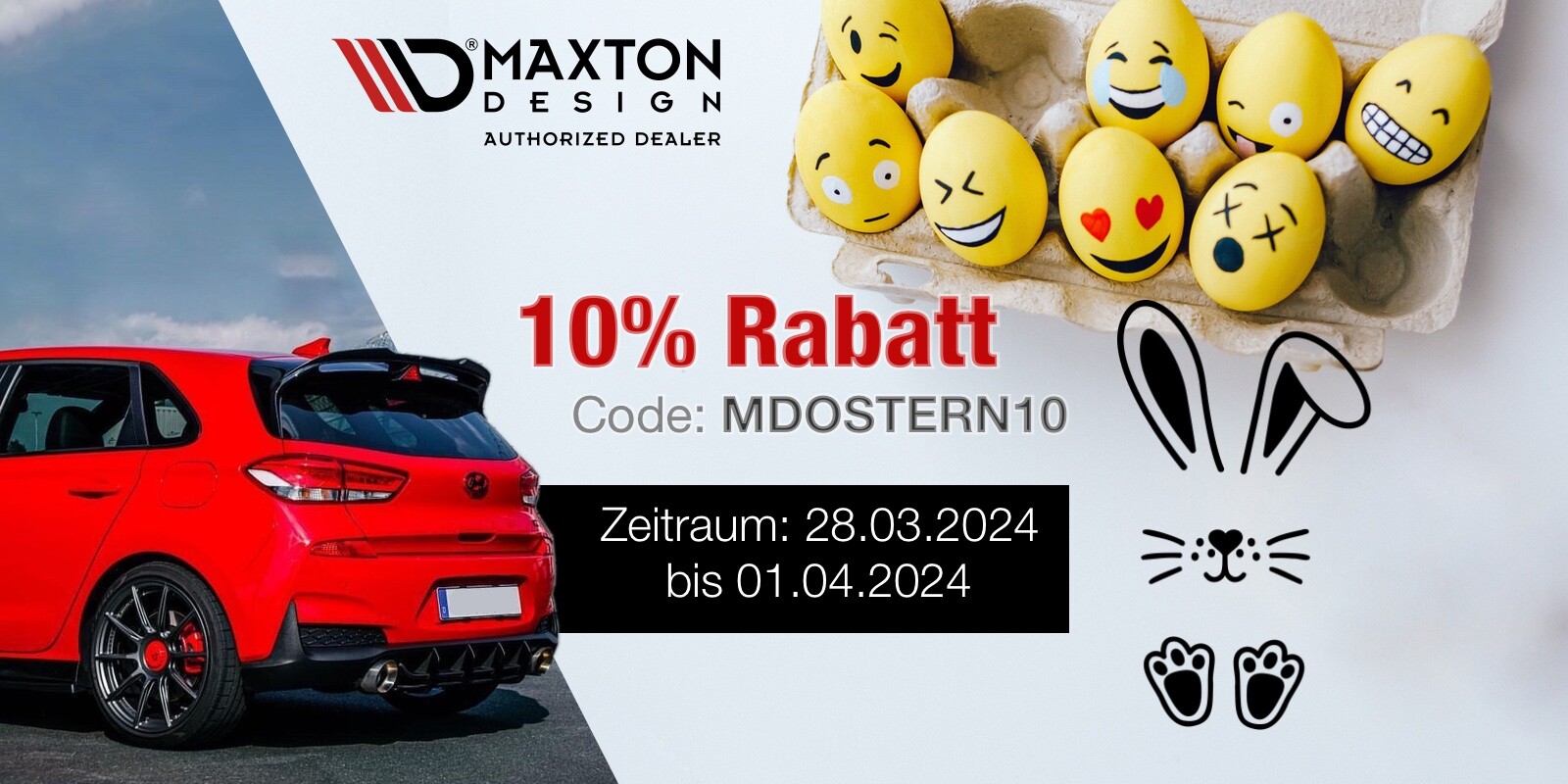 Maxtondesign Ostern Banner Code: MDOSTERN10