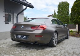 Heck Ansatz Flaps Diffusor passend für BMW 6er GRAN...