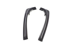 Heck Ansatz Flaps Diffusor passend für BMW 6er GRAN COUPÉ schwarz Hochglanz