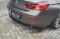 Mittlerer Cup Diffusor Heck Ansatz für BMW 6er GRAN Coupe schwarz matt