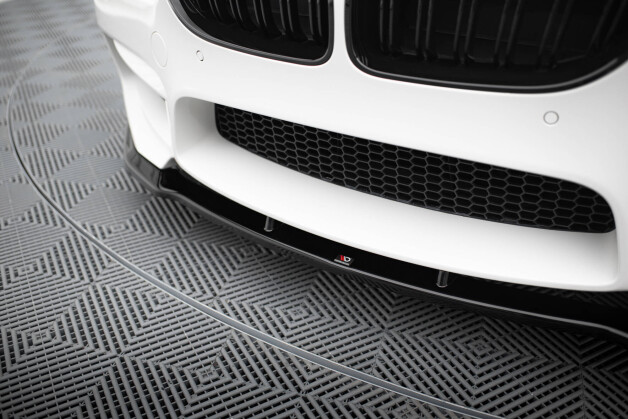 Cup Spoilerlippe Front Ansatz V.1 passend für BMW M6 Gran Coupe / Coupe / Cabriolet F06 / F13 / F12 schwarz Hochglanz