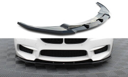 Cup Spoilerlippe Front Ansatz V.1 passend für BMW M6 Gran Coupe / Coupe / Cabriolet F06 / F13 / F12 schwarz Hochglanz