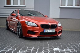 Seitenschweller Ansatz Cup Leisten für BMW M6 GRAN Coupe schwarz Hochglanz