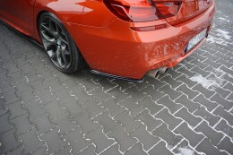 Heck Ansatz Flaps Diffusor für BMW M6 Gran Coupe / Coupe / Cabriolet F06 / F13 / F12 schwarz Hochglanz