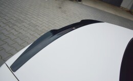 Heck Spoiler Aufsatz Abrisskante passend für MASERATI QUATTROPORTE MK5 FACELIFT schwarz Hochglanz