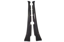 Street+ Seitenschweller Leisten passend für Maserati Quattroporte Mk5 FL schwarz Hochglanz