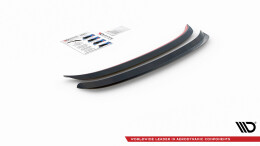 Heck Spoiler Aufsatz Abrisskante passend für Abarth 595 Mk1 Facelift schwarz Hochglanz