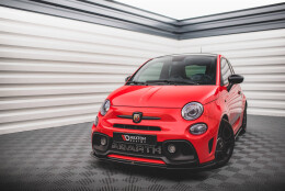 Cup Spoilerlippe Front Ansatz passend für Abarth 595 Mk1 Facelift schwarz Hochglanz
