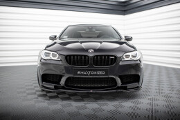 Cup Spoilerlippe Front Ansatz passend für BMW M5 F10/ F11 schwarz Hochglanz