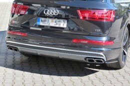 Heck Ansatz Flaps Diffusor passend für Audi SQ7 / Q7...
