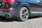 Heck Ansatz Flaps Diffusor für Audi SQ7 / Q7 S-Line Mk.2 schwarz Hochglanz