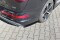 Heck Ansatz Flaps Diffusor passend für Audi SQ7 / Q7 S-Line Mk.2 schwarz Hochglanz