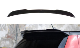 Heck Spoiler Aufsatz Abrisskante passend für Skoda Fabia RS Mk2 schwarz Hochglanz