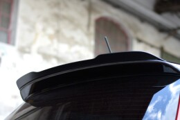 Heck Spoiler Aufsatz Abrisskante passend für Skoda Fabia RS Mk2 schwarz Hochglanz