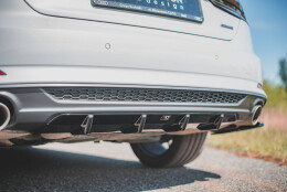 Heck Ansatz Diffusor passend für Audi A5 S-Line F5...