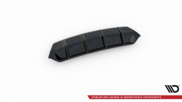 Heck Ansatz Diffusor V.1 für Skoda Octavia RS Mk3 / Mk3 FL Hatchback / Kombi schwarz Hochglanz