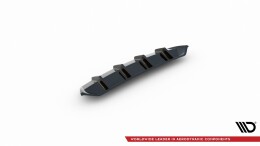 Heck Ansatz Diffusor V.1 passend für Skoda Octavia RS Mk3 / Mk3 FL Hatchback / Kombi schwarz Hochglanz