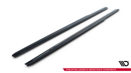 Seitenschweller Ansatz Cup Leisten V.3 passend für Ford Focus ST / ST-Line Mk4 Facelift schwarz Hochglanz