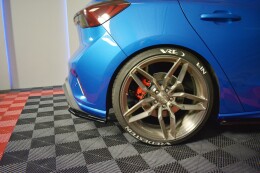 Heck Ansatz Flaps Diffusor V.2 passend für (passend für heckansatz v.1) Ford Focus Hatchabck ST-Line schwarz Hochglanz