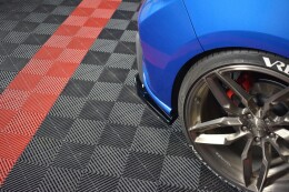 Street+ Heck Ansatz Flaps V.2 passend für Ford Focus Hatchabck ST-Line schwarz Hochglanz