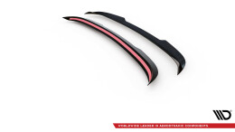 Heck Spoiler Aufsatz Abrisskante V.2 passend für Ford Fiesta ST Mk6 schwarz Hochglanz