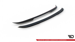 Heck Spoiler Aufsatz Abrisskante V.2 passend für Ford Fiesta ST Mk6 schwarz Hochglanz