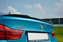 Heck Spoiler Aufsatz Abrisskante für BMW 4er F36 GRAN Coupe schwarz Hochglanz
