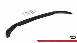 Cup Spoilerlippe Front Ansatz V.1 passend für VW Polo GTI / R-line Mk6 schwarz Hochglanz