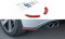 Heck Ansatz Flaps Diffusor passend für VW Polo GTI Mk6 schwarz Hochglanz