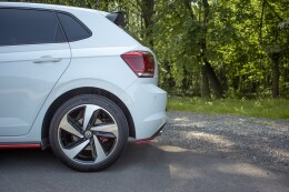 Heck Ansatz Flaps Diffusor für VW POLO MK6 GTI