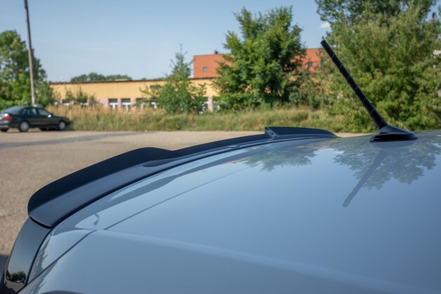 Kaufe 2PCS Für Volkswagen VW Polo MK6 2018 + Hinten Fenster Splitter Flügel  Seite Spoiler Canard Aufkleber Auto Zubehör Glänzend