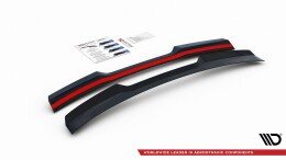 Heck Spoiler Aufsatz Abrisskante passend für VW Polo GTI / R-line Mk6 schwarz Hochglanz