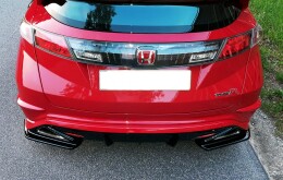 Heck Ansatz Flaps Diffusor passend für HONDA CIVIC...
