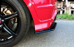 Street+ Heck Ansatz Flaps passend für Honda Civic VIII TYPE-R GP schwarz Hochglanz