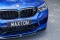 Cup Spoilerlippe Front Ansatz V.1 passend für BMW M5 F90 schwarz Hochglanz