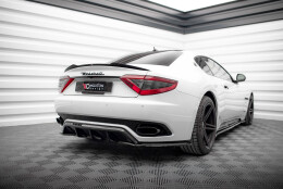 Heck Ansatz Flaps Diffusor V.2 passend für Maserati Granturismo Mk1 schwarz Hochglanz