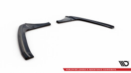Heck Ansatz Flaps Diffusor V.2 passend für Maserati Granturismo Mk1 schwarz Hochglanz