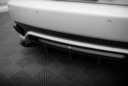 Heck Ansatz Diffusor passend für Maserati Granturismo Mk1 schwarz Hochglanz