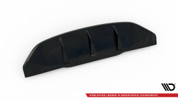 Heck Ansatz Diffusor passend für Maserati Granturismo Mk1 schwarz Hochglanz