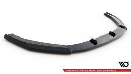 Cup Spoilerlippe Front Ansatz V.1 passend für Audi RS4 B9 schwarz Hochglanz