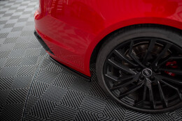 Heck Ansatz Flaps Diffusor passend für Audi RS4 B9 /...