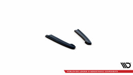 Heck Ansatz Flaps Diffusor passend für Audi RS4 B9 / B9 Facelift schwarz Hochglanz