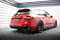 Heck Ansatz Flaps Diffusor passend für Audi RS4 B9 / B9 Facelift schwarz Hochglanz