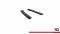 Heck Ansatz Flaps Diffusor passend für Audi RS4 B9 / B9 Facelift schwarz Hochglanz
