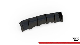 Heck Ansatz Diffusor passend für Audi RS4 B9 / B9 Facelift schwarz Hochglanz